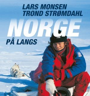 Norge på langs – Lars Monsen og Trond Strømdal, lydbokens omslag