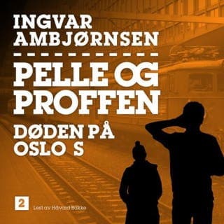 Døden på Oslo S – Ingvar Ambjørnsen, lydbokens omslag