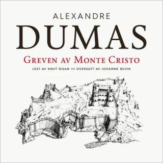 Greven av Monte Cristo – Alexandre Dumas, lydbokens omslag