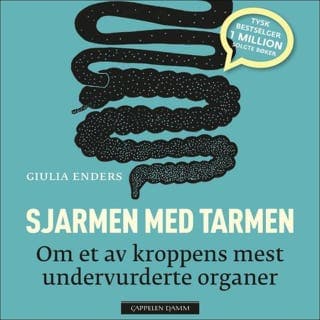 Sjarmen med tarmen – Giulia Enders, lydbokens omslag