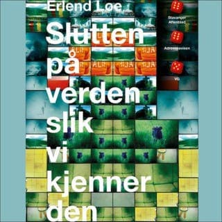 Slutten på verden slik vi kjenner den – Erlend Loe, lydbokens omslag