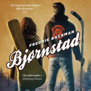 Bjørnstad – Fredrik Backman, lydbokens omslag