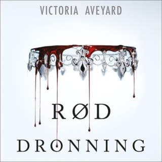 Rød dronning – Victoria Aveyard, lydbokens omslag