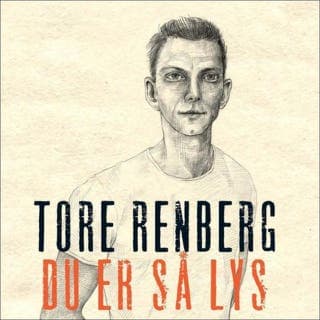 Du er så lys – Tore Renberg, lydbokens omslag