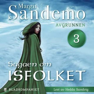 Avgrunnen – Margit Sandemo, lydbokens omslag