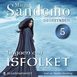 Dødssynden – Margit Sandemo, lydbokens omslag