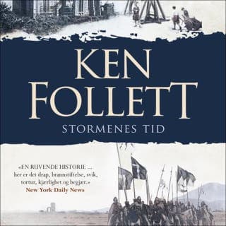 Stormenes tid – Ken Follett, lydbokens omslag