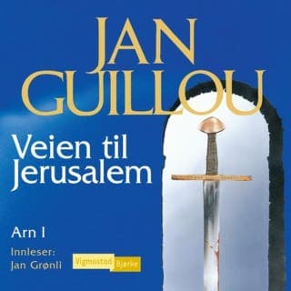 Veien til Jerusalem – Jan Guillou, lydbokens omslag