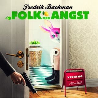 Folk med angst – Fredrik Backman, lydbokens omslag