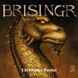 Brisingr – Christopher Paolini, lydbokens omslag