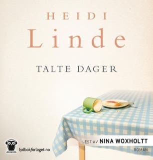 Talte dager – Heidi Linde, lydbokens omslag