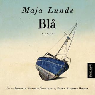 Blå – Maja Lunde, lydbokens omslag