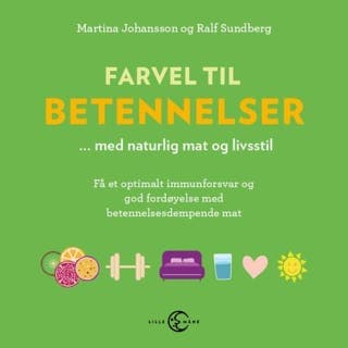 Farvel til betennelser – Martina Johansson og Ralf Sundberg, lydbokens omslag