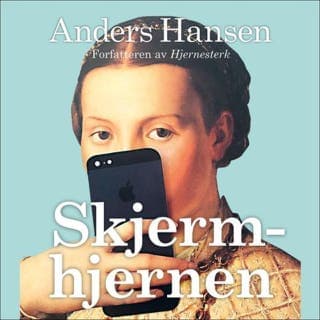Skjermhjernen – Anders Hansen, lydbokens omslag