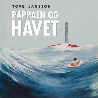 Pappaen og havet – Tove Jansson, lydbokens omslag