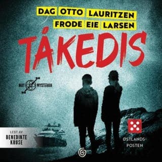 Tåkedis – Frode Eie Larsen og Dag Otto Lauritzen, lydbokens omslag
