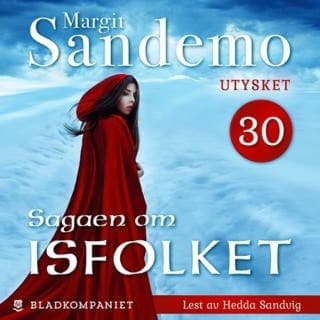 Utysket – Margit Sandemo, lydbokens omslag
