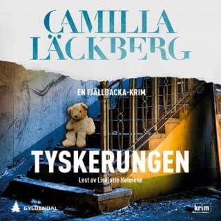 Tyskerungen – Camilla Läckberg, lydbokens omslag