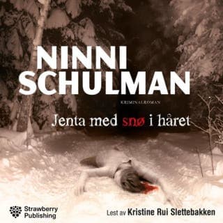 Jenta med snø i håret – Ninni Schulman, lydbokens omslag