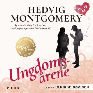 Ungdomsårene – Hedvig Montgomery, lydbokens omslag