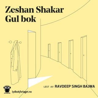 Gul bok – Zeshan Shakar, lydbokens omslag