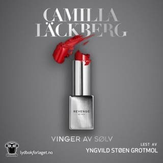 Vinger av sølv – Camilla Läckberg, lydbokens omslag