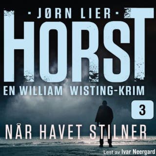 Når havet stilner – Jørn Lier Horst, lydbokens omslag