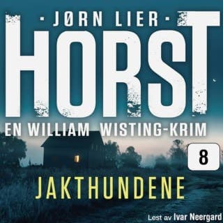 Jakthundene – Jørn Lier Horst, lydbokens omslag
