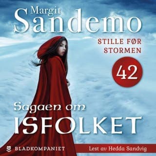 Stille før stormen – Margit Sandemo, lydbokens omslag
