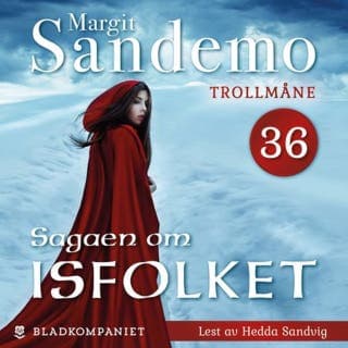Trollmåne – Margit Sandemo, lydbokens omslag