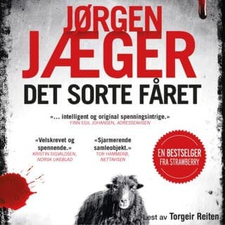 Det sorte fåret – Jørgen Jæger, lydbokens omslag