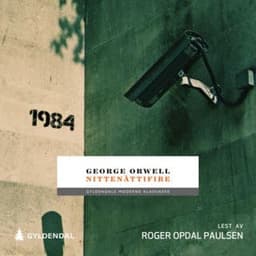 1984 – George Orwell, lydbokens omslag