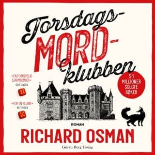 Torsdagsmordklubben – Richard Osman, lydbokens omslag