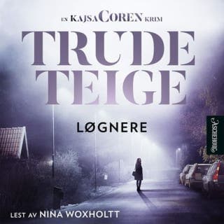 Løgnere – Trude Teige, lydbokens omslag