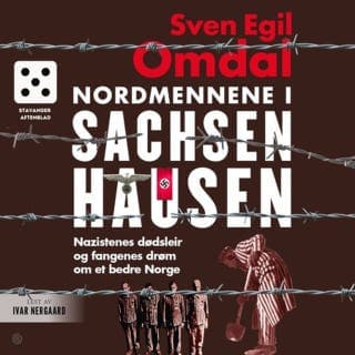 Nordmennene i Sachsenhausen – Sven Egil Omdal, lydbokens omslag