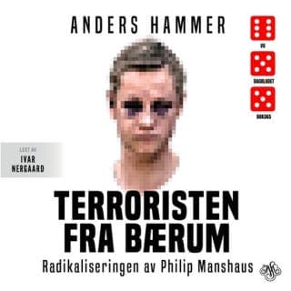 Terroristen fra Bærum – Anders Hammer, lydbokens omslag