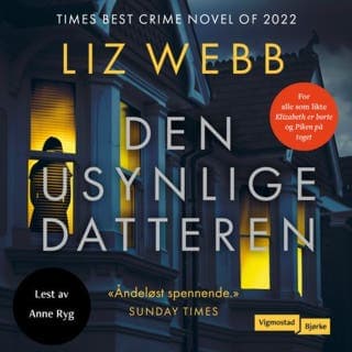 Den usynlige datteren – Liz Webb, lydbokens omslag