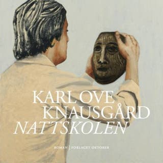 Nattskolen – Karl Ove Knausgård, lydbokens omslag