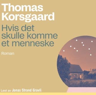 Hvis det skulle komme et menneske – Thomas Korsgaard, lydbokens omslag