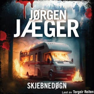 Skjebnedøgn – Jørgen Jæger, lydbokens omslag