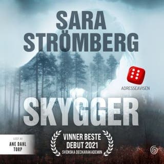 Skygger – Sara Strömberg, lydbokens omslag