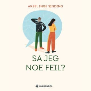 Sa jeg noe feil? – Aksel Inge Sinding, lydbokens omslag