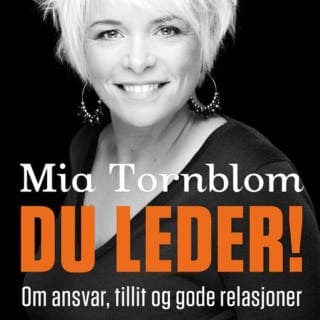 Du leder! – Mia Törnblom, lydbokens omslag