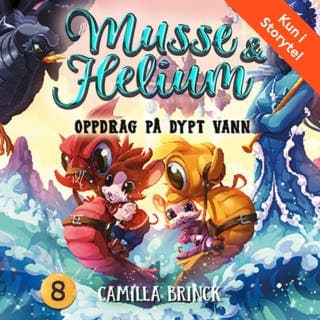 Oppdrag på dypt vann – Camilla Brinck, lydbokens omslag