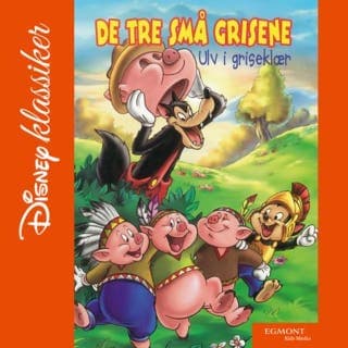 De tre små grisene – Catarina Kruusval, lydbokens omslag