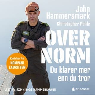 Over norm – John Inge Hammersmark og Christopher Pahle, lydbokens omslag