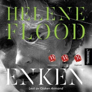 Enken – Helene Flood, lydbokens omslag