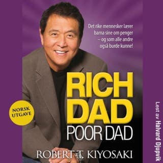 Rich dad poor dad – Robert T. Kiyosaki, lydbokens omslag