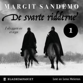I skyggen av et tegn – Margit Sandemo, lydbokens omslag