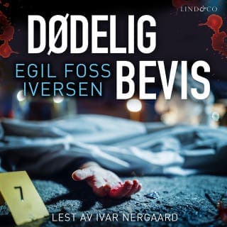 Dødelig bevis – Egil Foss Iversen, lydbokens omslag
